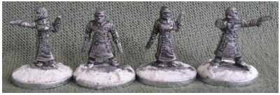 Rebel Miniatures Earth Force Gun Clerics